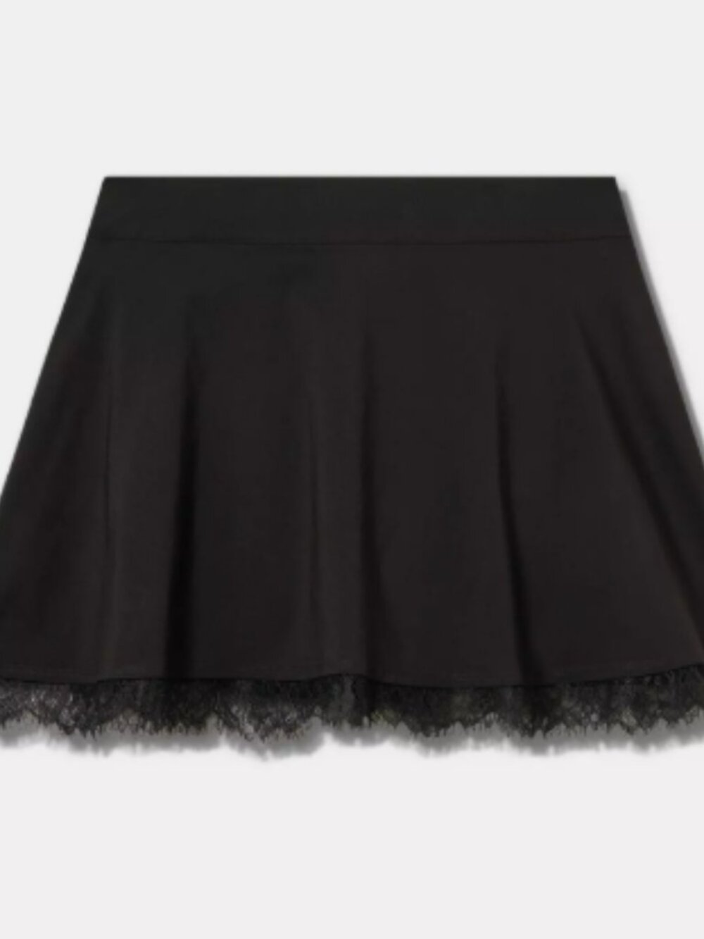 LoveSick Lace Trim Mini Skort